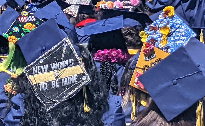 UC Merced Class of 2022 graduate at Commencement